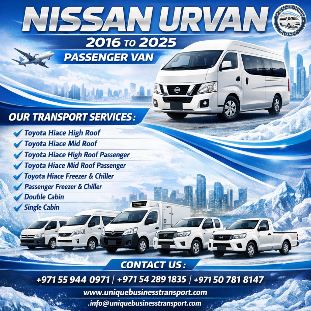 Nissan Urvan 2016 to 2025 Passenger Van