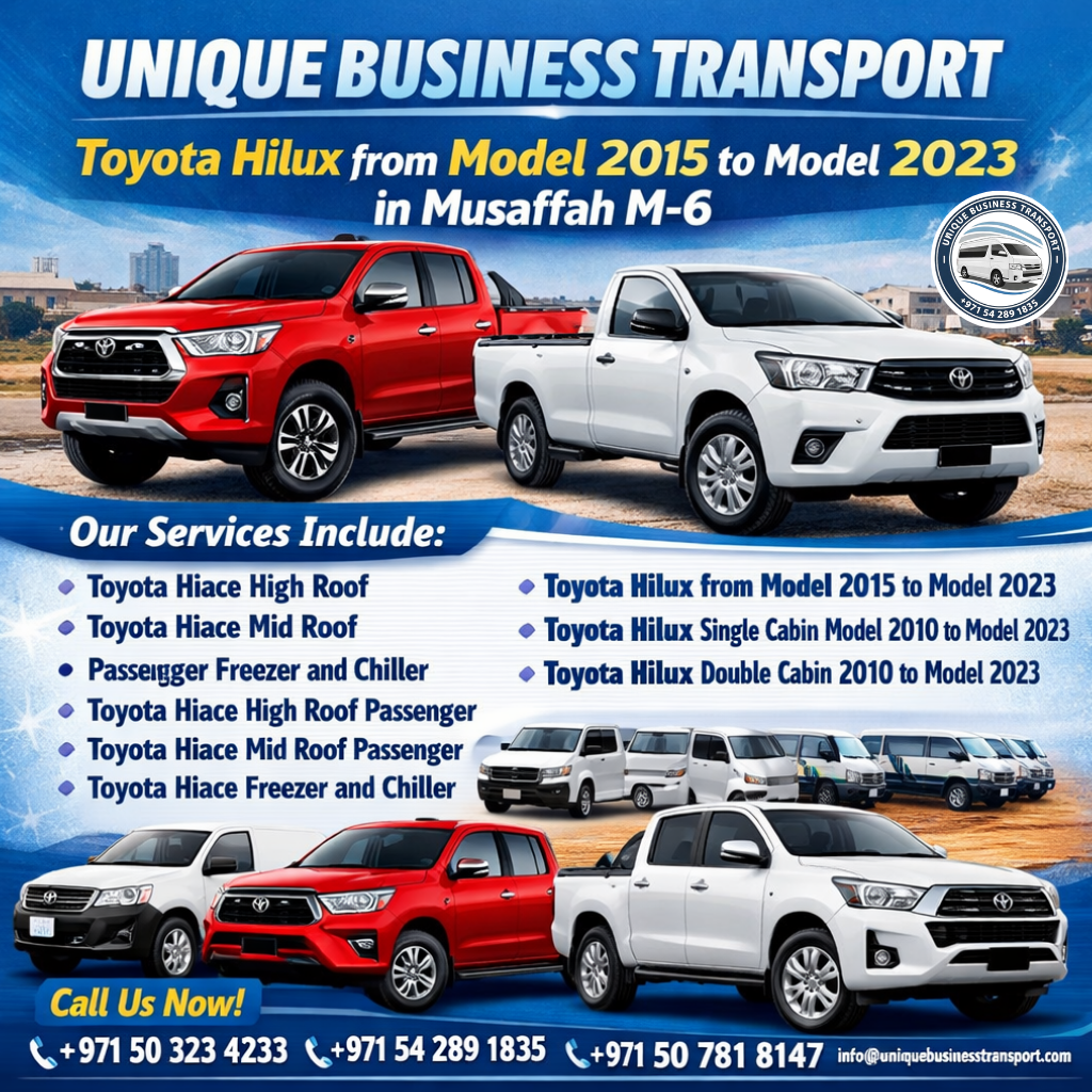 Toyota Hilux from Model 2015 to Model 2023 in Musaffah M-6